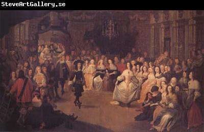 Hieronymus Janssens Charles II Dancing at a Ball at Court (mk25)